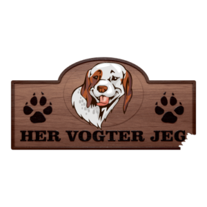 Her Vogter Jeg - Sticker - Braque du Bourbonnais