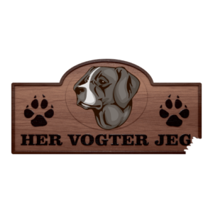 Her Vogter Jeg - Sticker - Braque Dupuy
