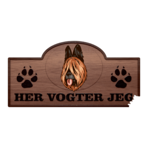 Her Vogter Jeg - Sticker - Briard