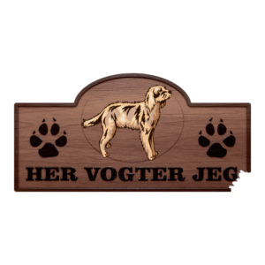 Her Vogter Jeg - Sticker - Briquet Griffon Vendéen