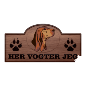 Her Vogter Jeg - Sticker - Bruno Jura Støver