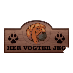 Her Vogter Jeg - Sticker - Bully Kutta
