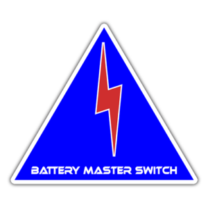 Battery Master Switch 14x12 cm