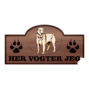 Her Vogter Jeg - Sticker - Centralasiatisk Ovcharka