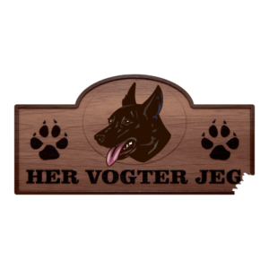Her Vogter Jeg - Sticker - Cierny Sery