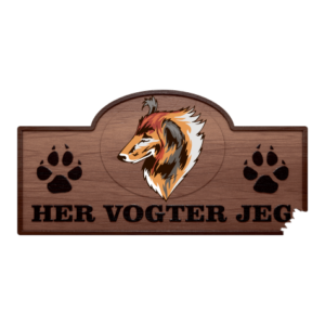 Her Vogter Jeg - Sticker - Collie Langhåret