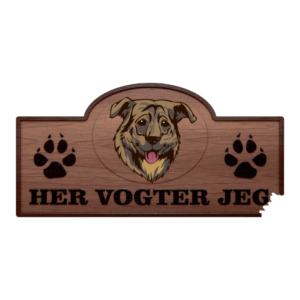 Her Vogter Jeg - Sticker - Cursinu