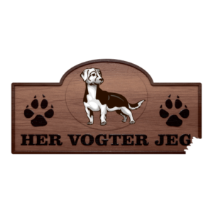Her Vogter Jeg - Sticker - Drever