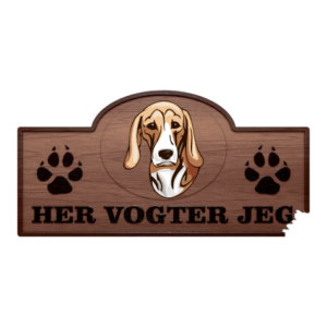 Her Vogter Jeg - Sticker - Dunker Støver