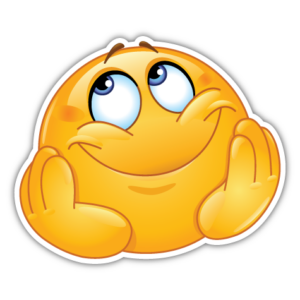 Drømmende smiley