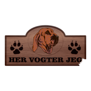 Her Vogter Jeg - Sticker - Fila Brasileiro