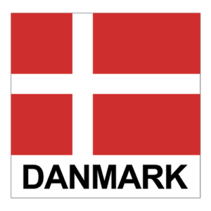 Flag Danmark klistermærke