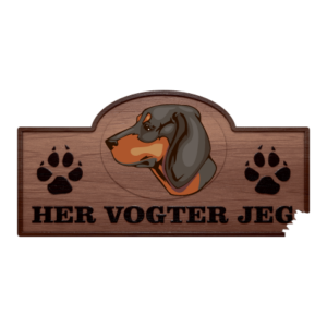 Her Vogter Jeg - Sticker - Gonczy Polski