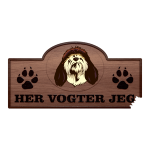 Her Vogter Jeg - Sticker - Grand Griffon Vendéen