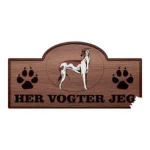 Her Vogter Jeg - Sticker - Greyhound