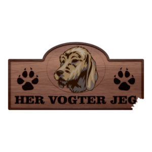 Her Vogter Jeg - Sticker - Griffon Fauve de Bretagne