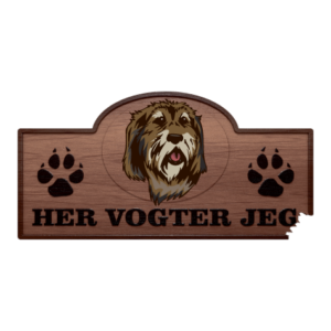 Her Vogter Jeg - Sticker - Griffon Nivernais