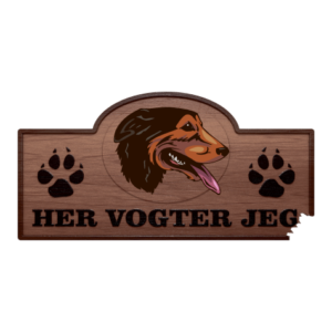 Her Vogter Jeg - Sticker - Huntaway