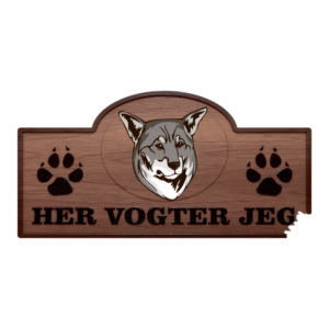 Her Vogter Jeg - Sticker - Jämthund