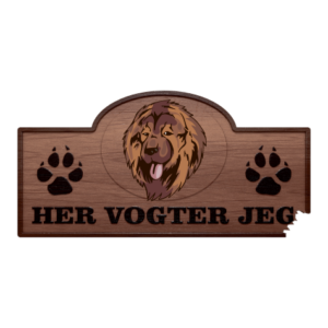 Her Vogter Jeg - Sticker - Kaukasisk Ovtcharka