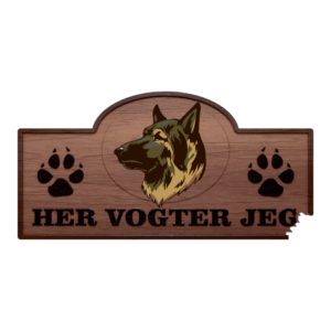 Her Vogter Jeg - Sticker - King Shepherd