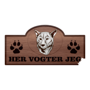 Her Vogter Jeg - Sticker - Kishu