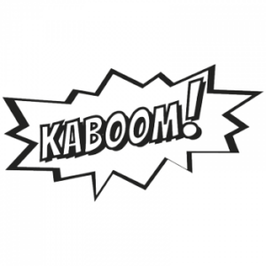 Kaboom 001 Wallsticker