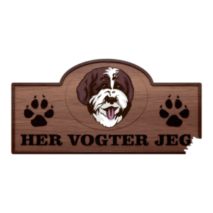 Her Vogter Jeg - Sticker - Lagotto Romagnolo