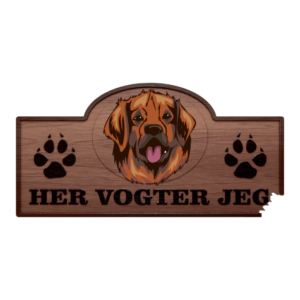 Her Vogter Jeg - Sticker - Leonberger
