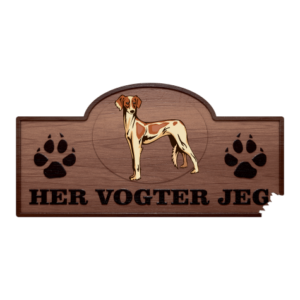 Her Vogter Jeg - Sticker - Mudhol Mynde