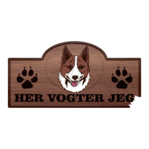 Her Vogter Jeg - Sticker - Norrbotten Spids