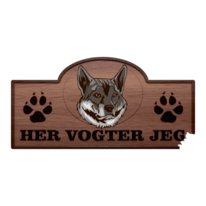 Her Vogter Jeg - Sticker - Northern Inuit