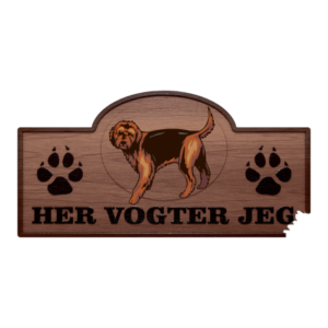 Her Vogter Jeg - Sticker - Odderhund