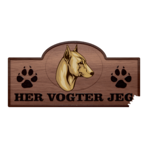 Her Vogter Jeg - Sticker - Old English Terrier