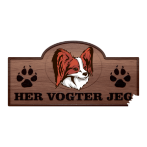 Her Vogter Jeg - Sticker - Papillon