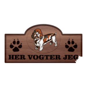 Her Vogter Jeg - Sticker - Petit Basset Griffon Vendeen