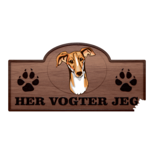 Her Vogter Jeg - Sticker - Polsk Greyhound