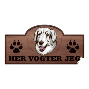 Her Vogter Jeg - Sticker - Polski Owczarek Podhalenski