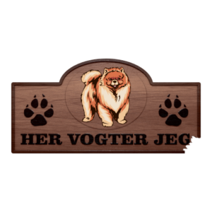 Her Vogter Jeg - Sticker - Pomeranian