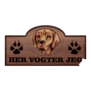 Her Vogter Jeg - Sticker - Portugisisk Pointer