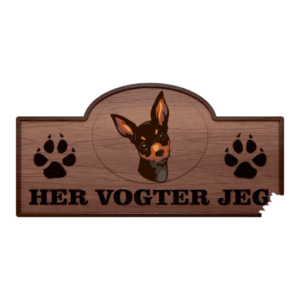 Her Vogter Jeg - Sticker - Prazsky Krysarik