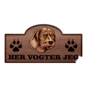 Her Vogter Jeg - Sticker - Pudelpointer