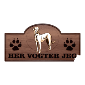 Her Vogter Jeg - Sticker - Rajapalayamhund