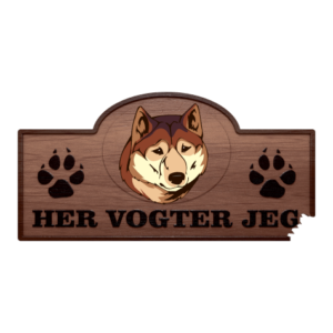 Her Vogter Jeg - Sticker - Sakhalin Husky