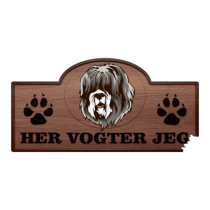 Her Vogter Jeg - Sticker - Schapendoes