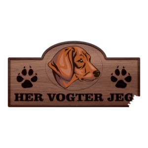 Her Vogter Jeg - Sticker - Schillerstøver