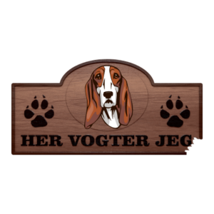 Her Vogter Jeg - Sticker - Schweizer Laufhund