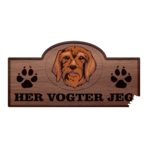 Her Vogter Jeg - Sticker - Segugio Italiano
