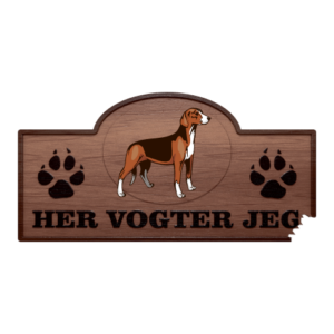 Her Vogter Jeg - Sticker - Serbisk Støver - Tricolor