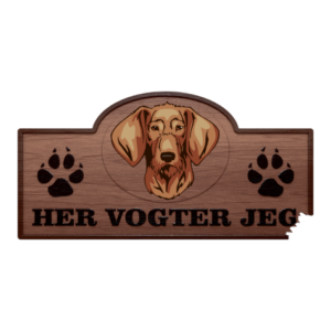 Her Vogter Jeg - Sticker - Slovakisk Ruhåret